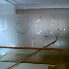 Stiklų dekoravimas plėvele